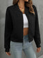 Zip Up Long Sleeve Jacket nicholesgifts
