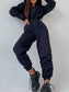 Hooded Zip-Up Long Sleeve Jumpsuit nicholesgifts