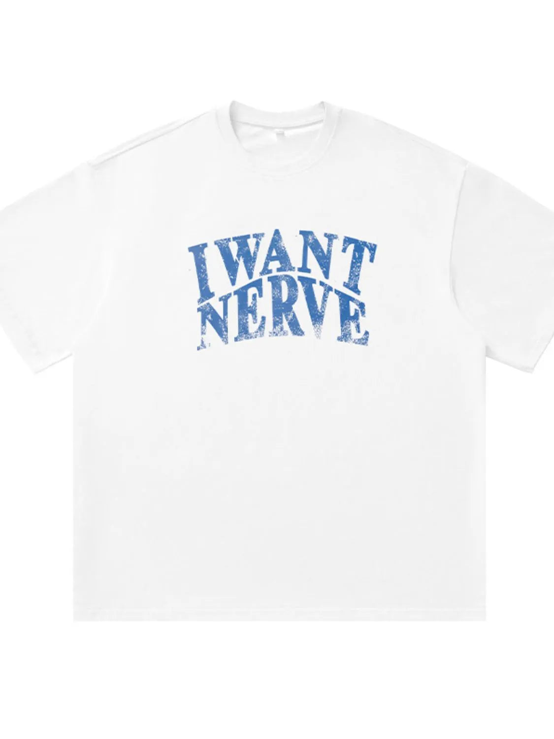 Men's Plus Size Round Neck Letter Graphic T-Shirt Trendsi