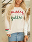 Letter Round Neck Long Sleeve Sweater nicholesgifts