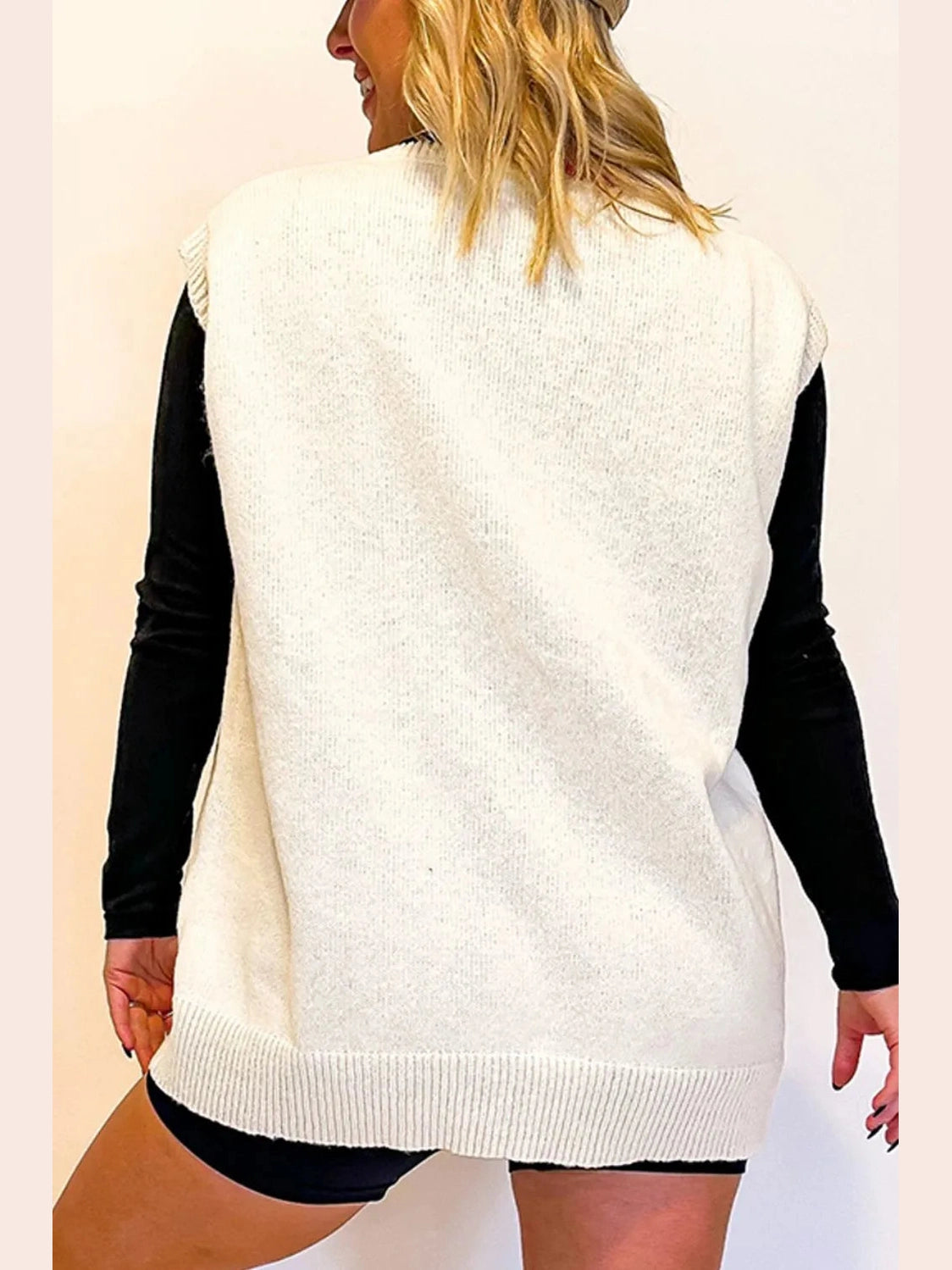 GAME DAY V-Neck Sweater Vest nicholesgifts