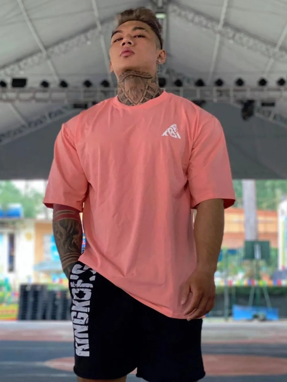 Men's Plus Size KING KONG Round Neck T-Shirt Trendsi