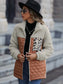 Leopard Color Block Zip-Up Jacket nicholesgifts