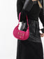 Crocodile Embossed Flap Shoulder Bag nicholesgifts