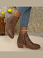 Point Toe Block Heels Boots nicholesgifts