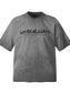 Men's Letter Graphic Round Neck T-Shirt nicholesgifts