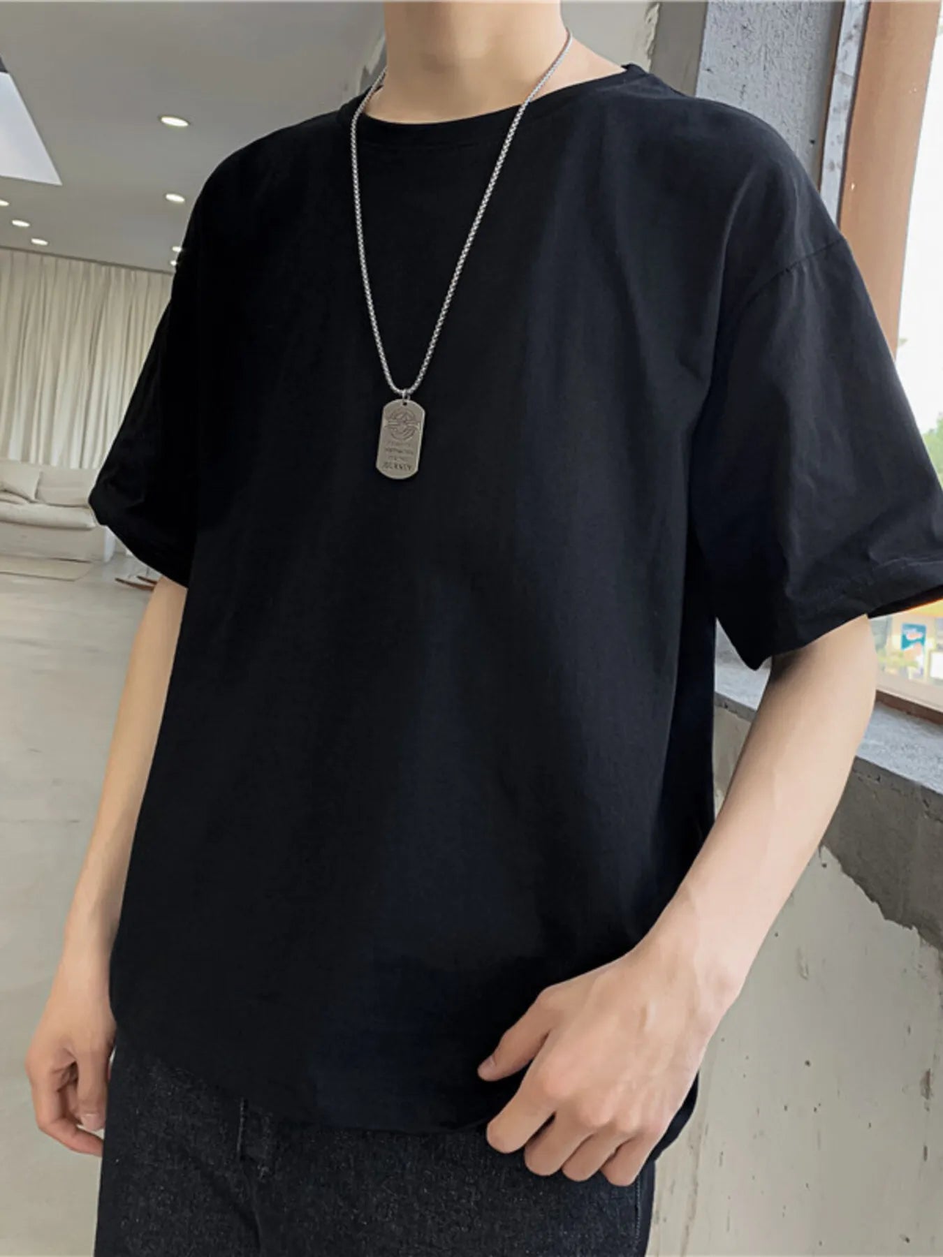 Men's Round Neck Short Sleeve T-Shirt NicholesGifts