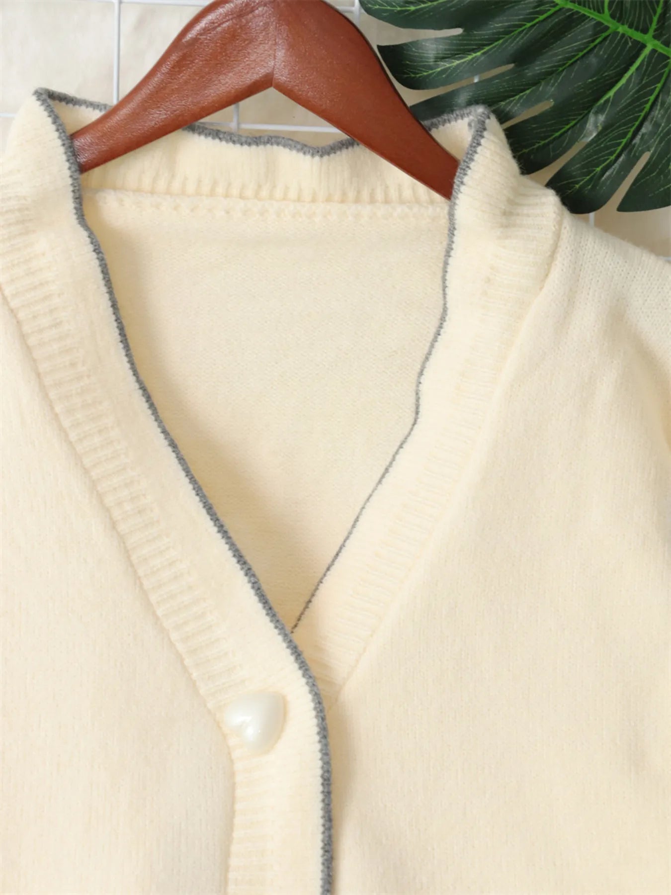 Bow Tie Button Up Cardigan
