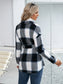 Ivy Lane Plaid Button Up Long Sleeve Shacket Trendsi