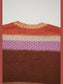 Colorblock Striped Round Neck Sweater nicholesgifts