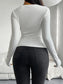 Devine Quarter Button Long Sleeve T-Shirt nicholesgifts