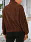 Zip Up Turtleneck Long Sleeve Jacket nicholesgifts