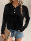 Women Textured Long Sleeve Hoodie nicholesgifts