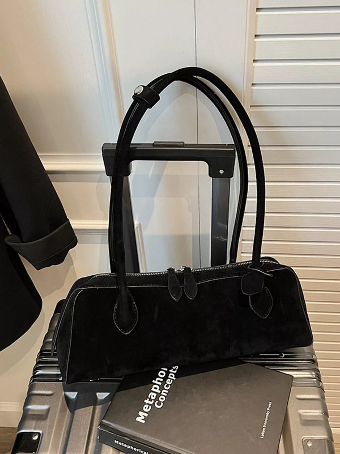 Solid Color Shoulder Bag nicholesgifts