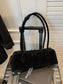 Solid Color Shoulder Bag nicholesgifts