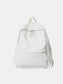 PU Leather Zip Backpack Bag nicholesgifts