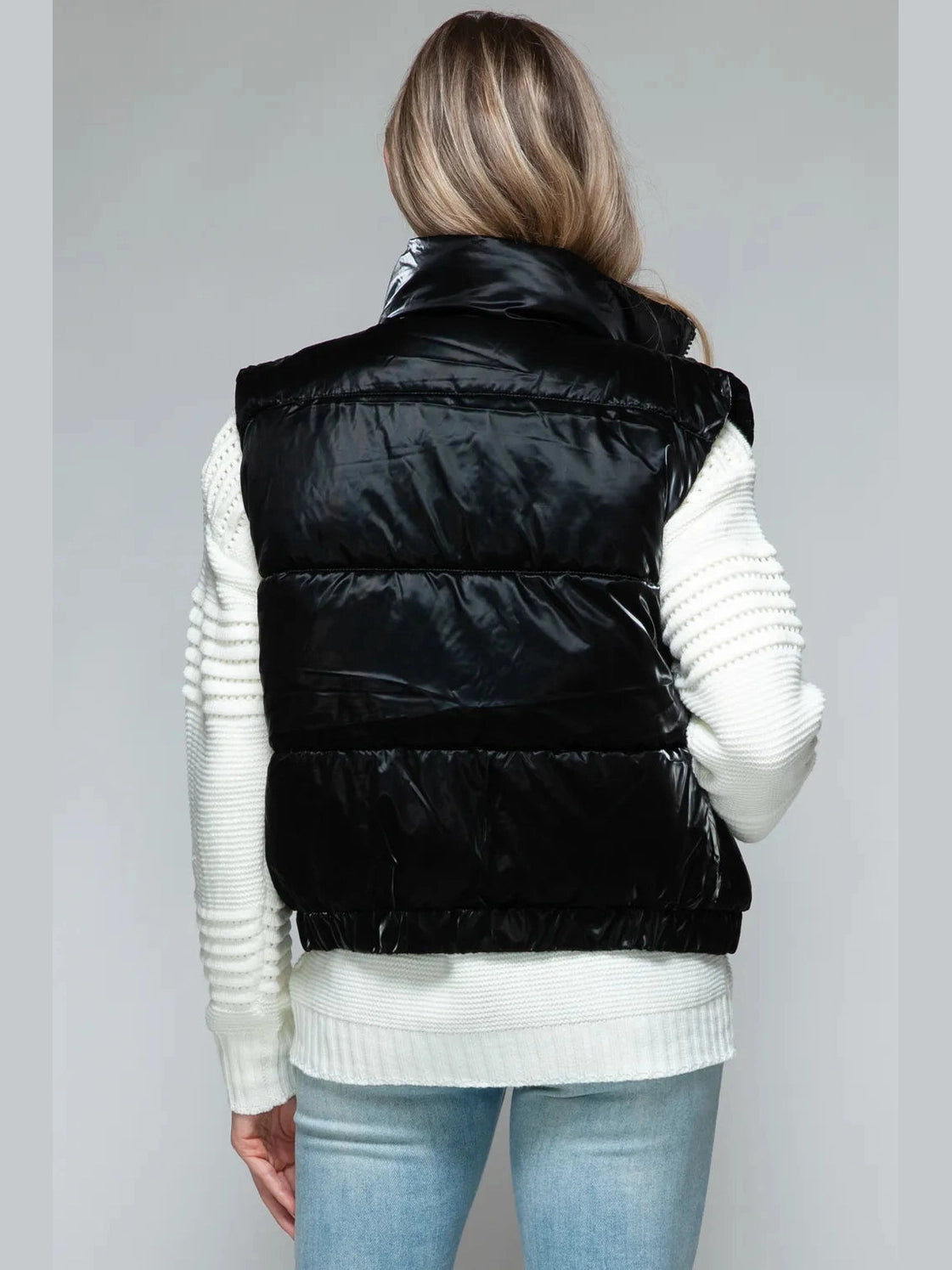 Snobbish Fine Fur Lining Quilted Vest nicholesgifts