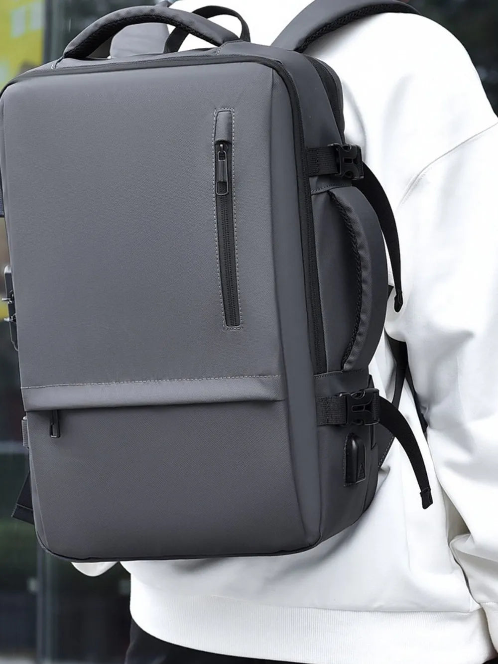 Multi-Pockets Adjustable Straps Backpack Bag nicholesgifts