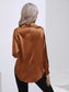 Collared Neck Buttoned Long Sleeve Shirt nicholesgifts