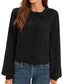 Collared Long Sleeve Button Down Cardigan nicholesgifts