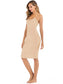 Lace Detail V-Neck Spaghetti Strap Lounge Dress nicholesgifts