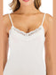 Lace Detail V-Neck Spaghetti Strap Lounge Dress nicholesgifts