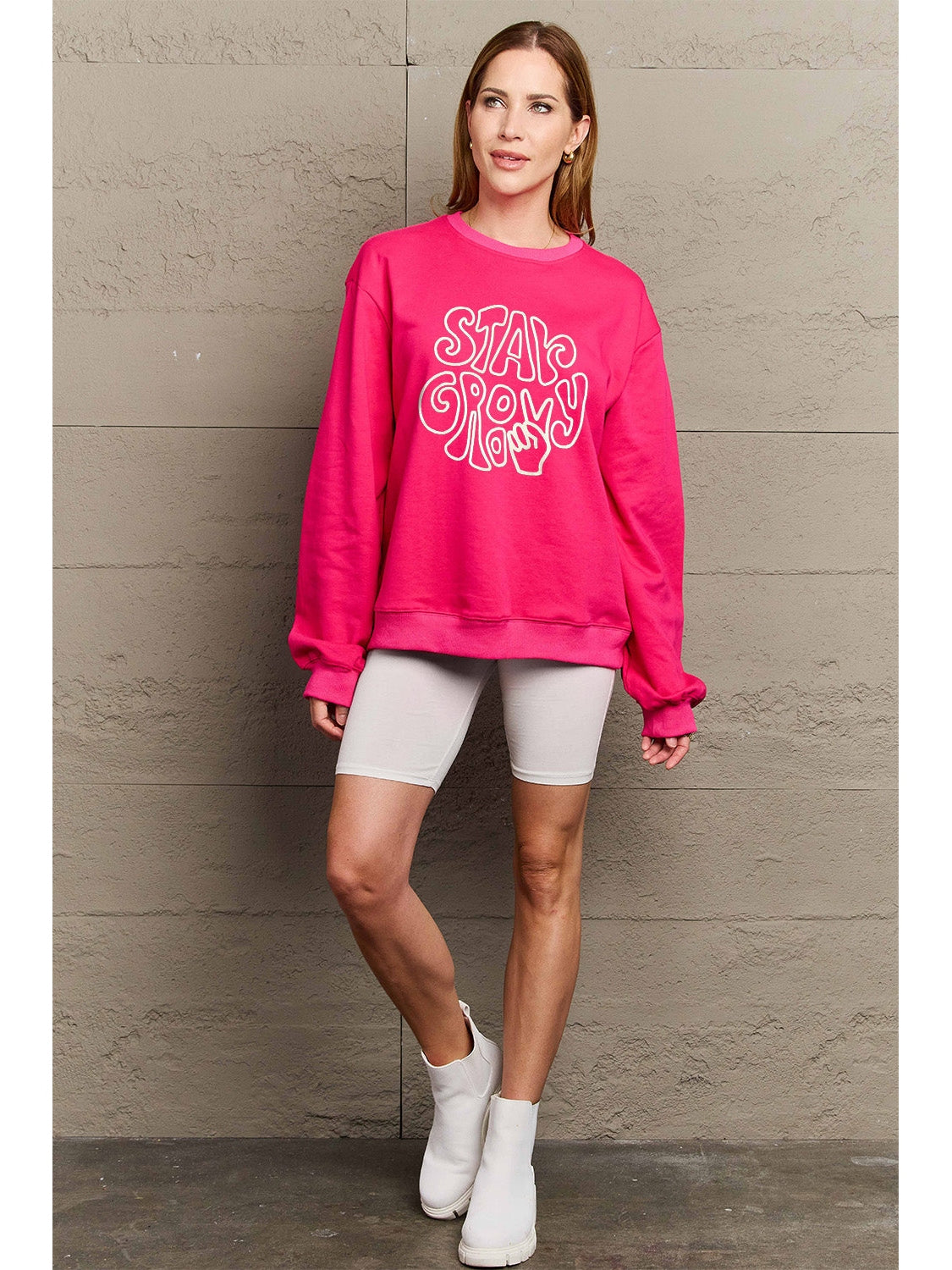 Women Simply Love Full Size Graphic Sweatshirt nicholesgifts