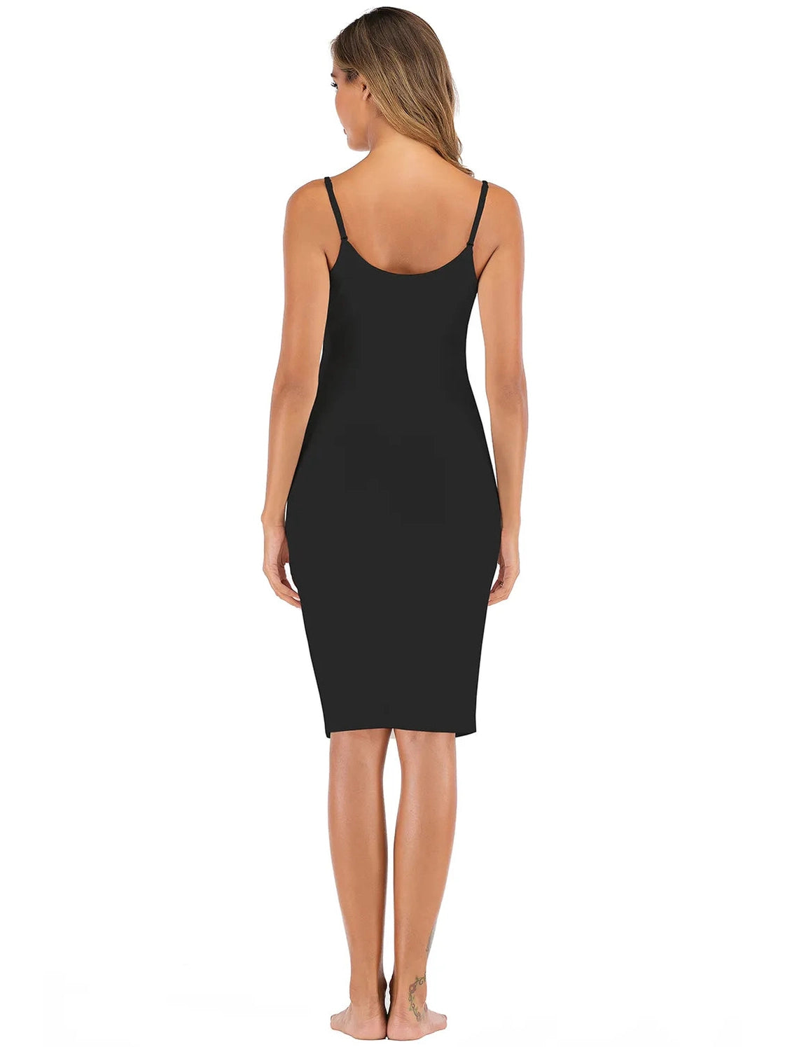 Lace Detail V-Neck Spaghetti Strap Lounge Dress nicholesgifts