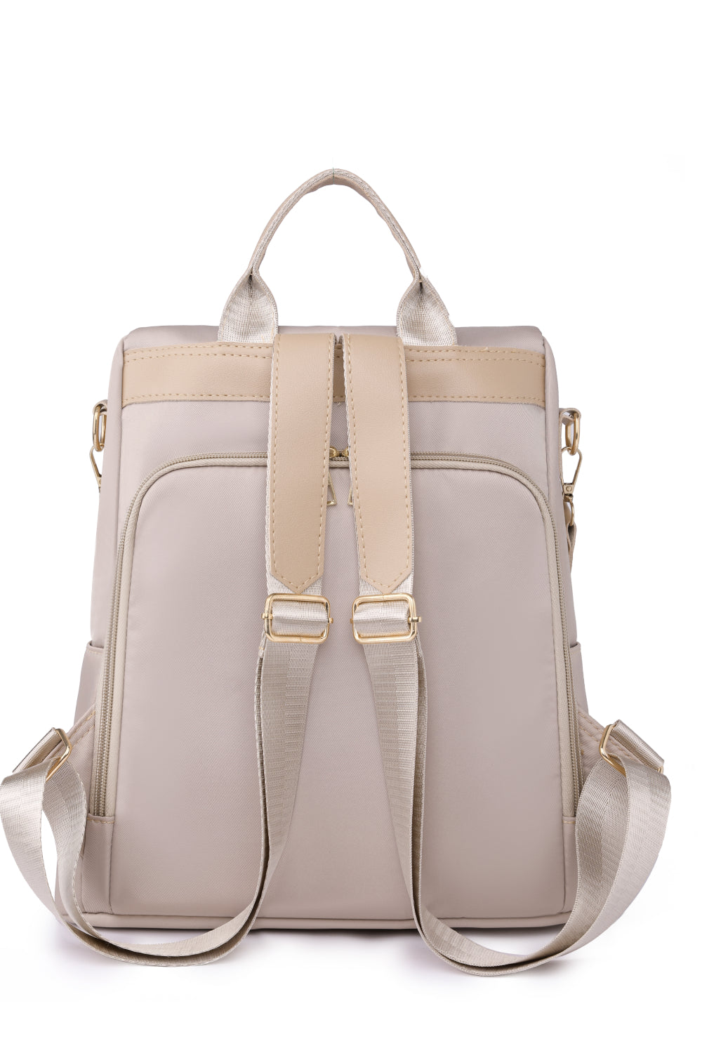 Zipper Pocket Beaded Backpack Trendsi