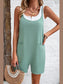 Devine Spaghetti Strap Romper with Pockets nicholesgifts