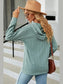 Drawstring Half Button Long Sleeve Hoodie nicholesgifts