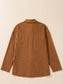 Pocketed Snap Down Long Sleeve Jacket nicholesgifts