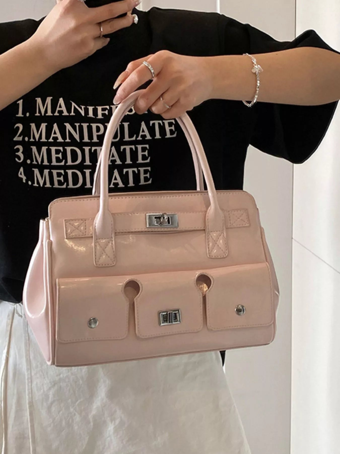 Top Handle Shoulder Bag nicholesgifts
