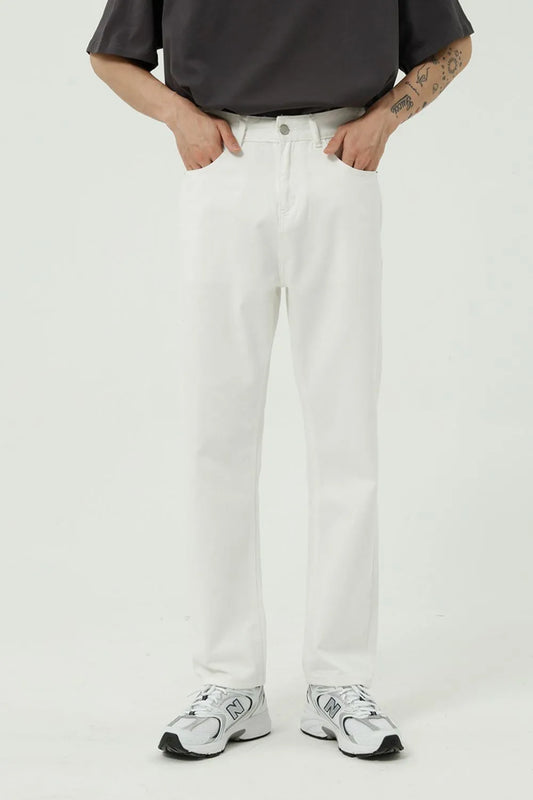 Straight Leg Jeans with Pockets Trendsi