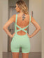 Crisscross Wide Strap Active Romper nicholesgifts