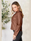 Mock Neck Zip Up Jacket nicholesgifts