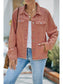 Distressed Raw Hem Denim Jacket nicholesgifts