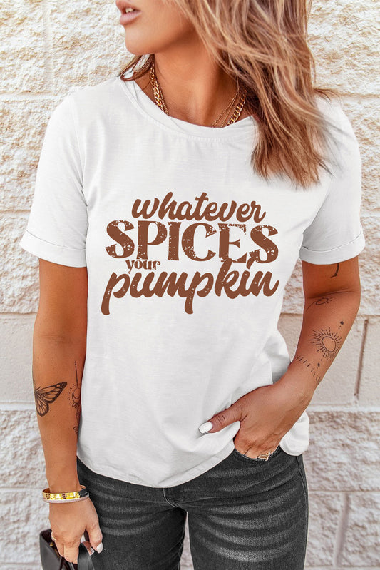 WHATEVER SPICES YOUR PUMPKIN Graphic Tee nicholesgifts