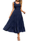 Women Tiered Smocked Wide Strap Summer Dress nicholesgifts