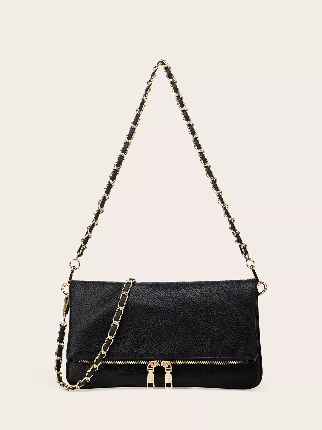 PU Leather Chain Strap Shoulder Bag nicholesgifts