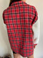 Fuzzy Button Up Long Sleeve Jacket nicholesgifts