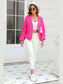 Angel Wings Fringe Trim Open Front Cardigan nicholesgifts