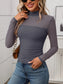 Mock Neck Long Sleeve Top nicholesgifts