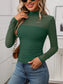 Mock Neck Long Sleeve Top nicholesgifts