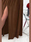 Slit Surplice Long Sleeve Maxi Dress nicholesgifts