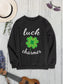 LUCK CHARMER Round Neck Sweatshirt nicholesgifts