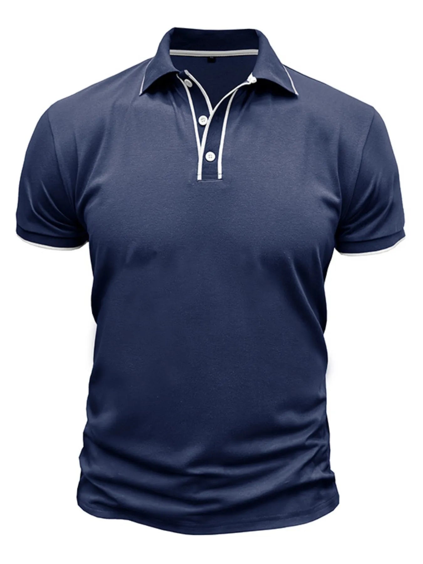 Men's Slim Fit Polo Shirt with Contrast Trim NicholesGifts