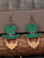 Wooden Hat Shape Dangle Earrings Trendsi