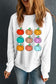 Pumpkin Graphic Long Sleeve Sweatshirt nicholesgifts