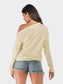 Women Perfee One Shoulder Long Sleeve Sweater nicholesgifts